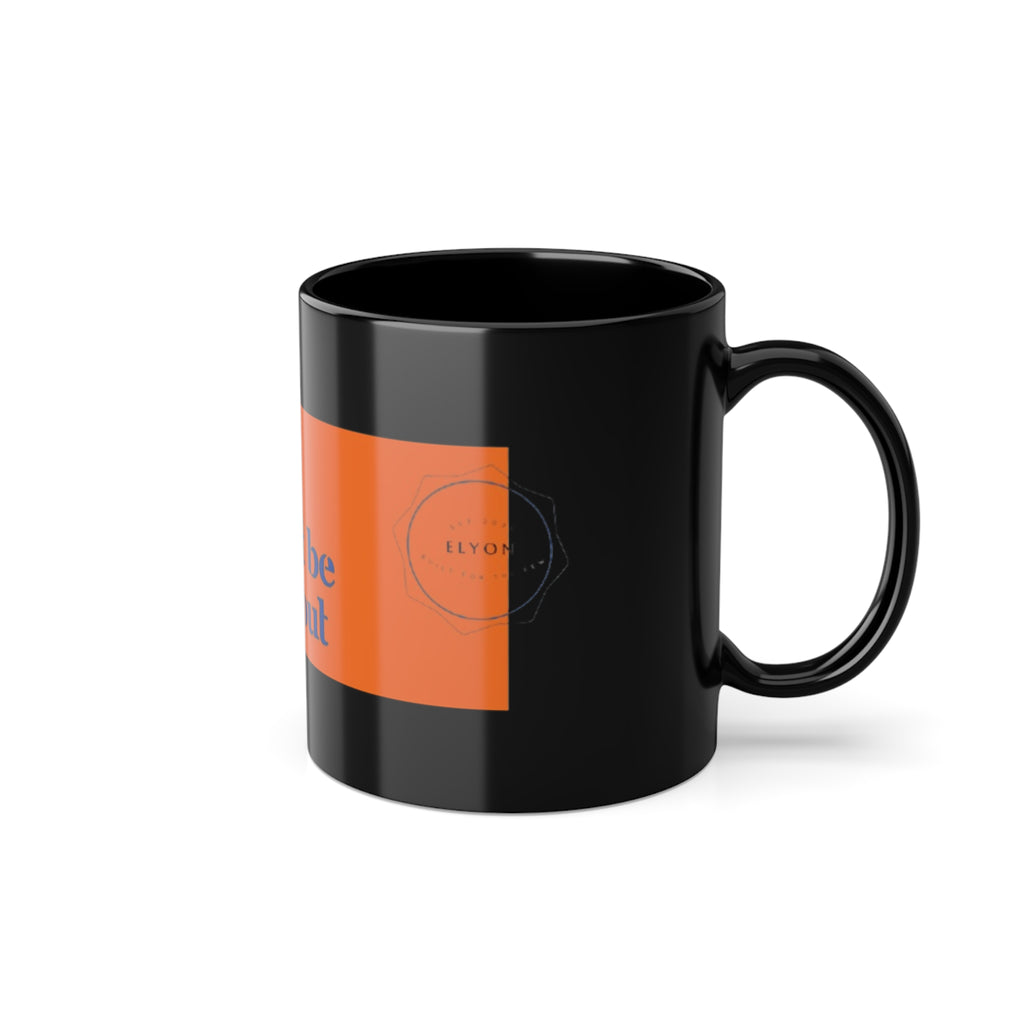 Black Coffee Mug Elyon