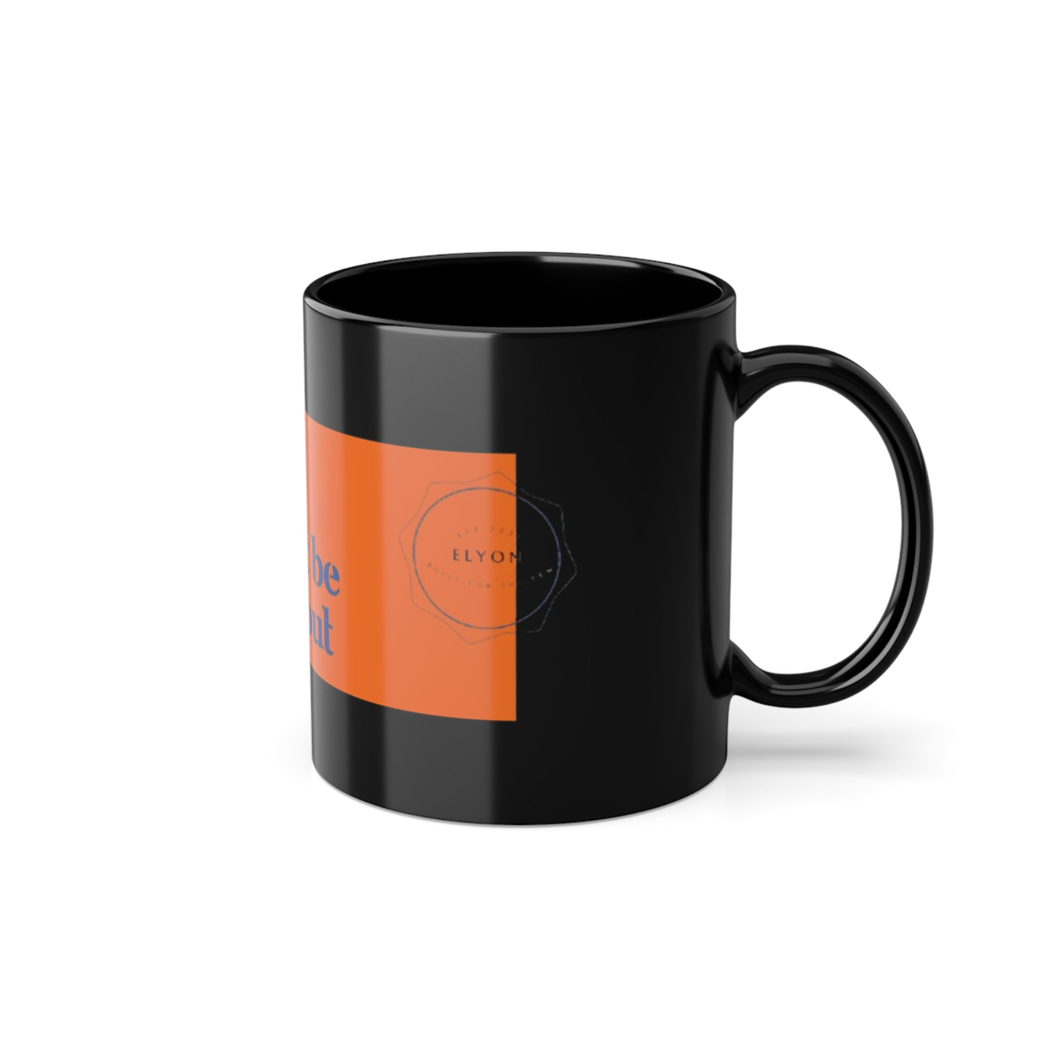 Black Coffee Mug Elyon